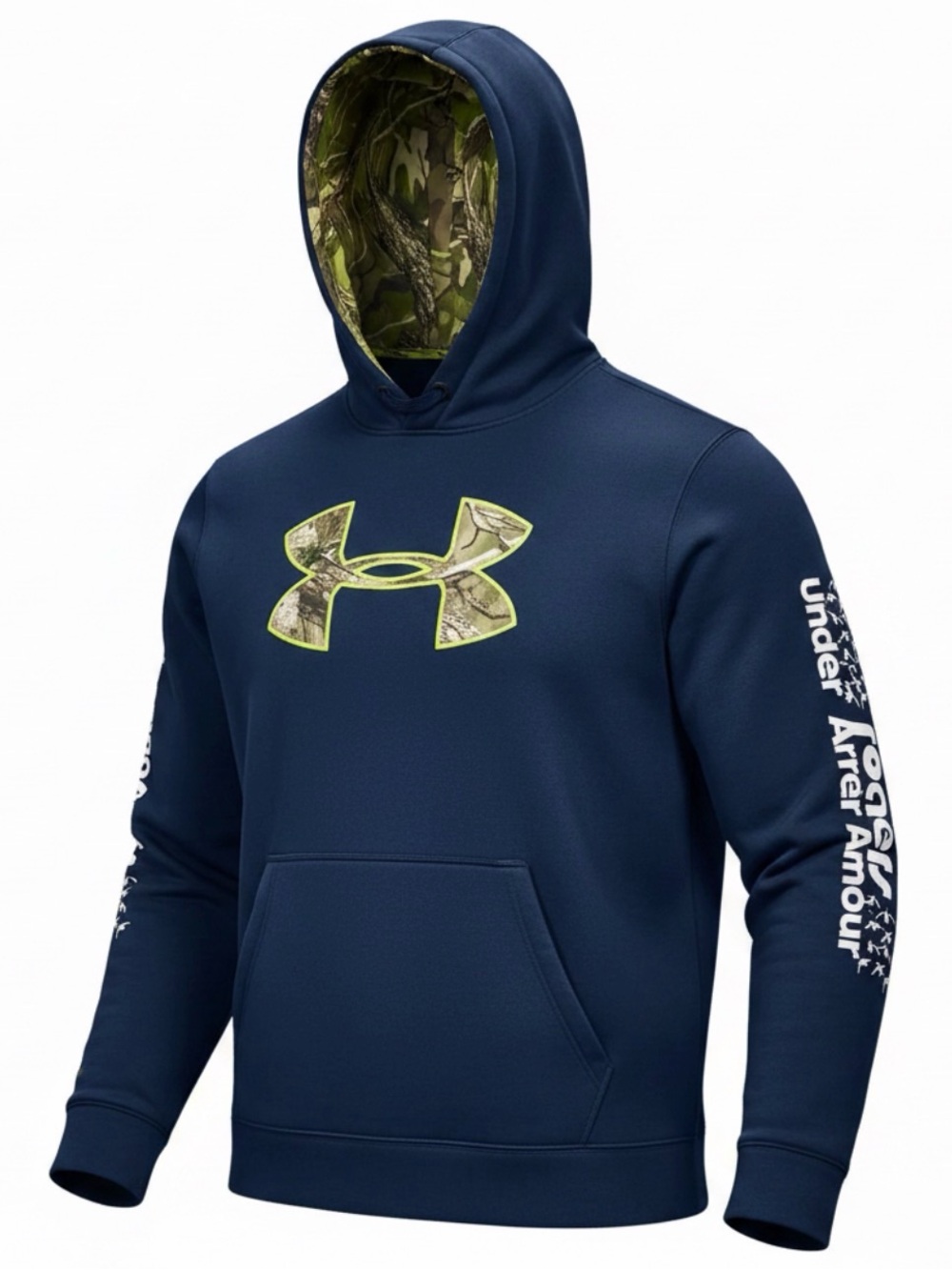 Men’s Under Armour Hoodie, Size M, Loose Fit, Black/Camo Roger’s Sporting Goods